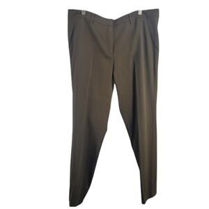 NWT Fabiana Filippi Dress Pant Wool Trousers Brown Italian 48/XL = US 12 HEMMED